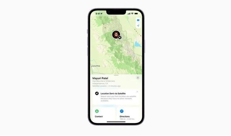 白城苹果14维修分享iPhone14系列中 FindMy功能通过卫星分享位置方法教程 