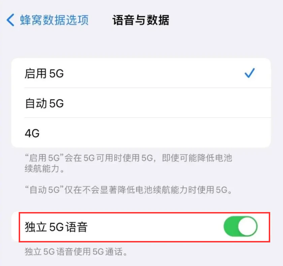 白城苹果14维修分享iPhone 14 Pro如何开启VoNR 