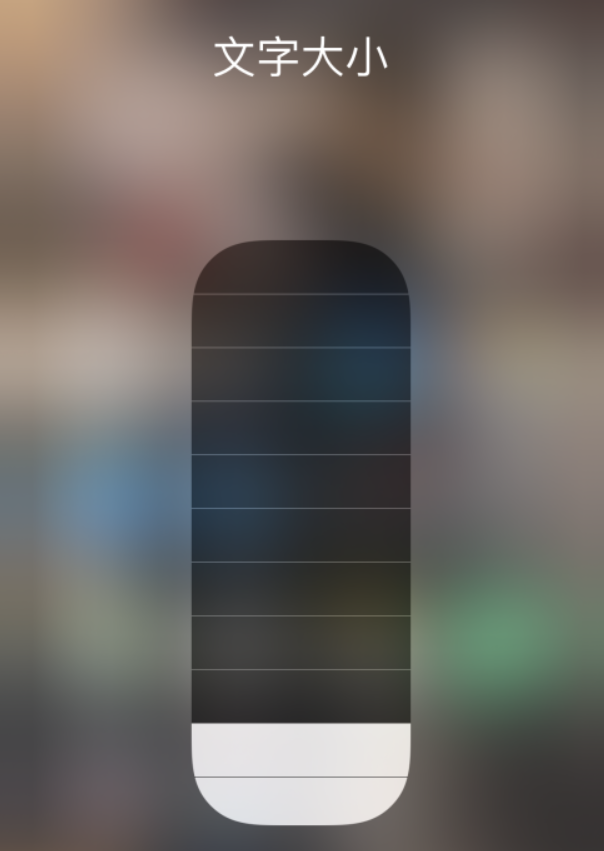 白城苹果手机维修分享小技巧：在 iPhone 控制中心快速调节字体大小 