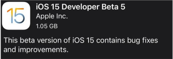 白城苹果手机维修分享如何升级到iOS15.0 beta5 
