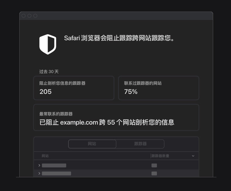 白城苹果手机维修分享如何在 Safari 浏览器中查看和打开隐私报告 